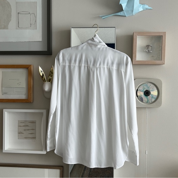 *SOLD* Uniqlo JW Anderson tie neck blouse, szS - Picture 3 of 6